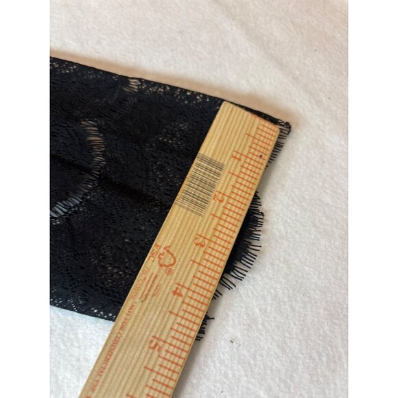 Adrianna Papell Womens Black Lace Top Size L - Picture 8 of 11